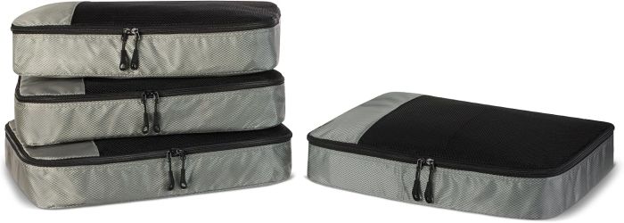 Amazon Basics 4-Piece Packing Cubes Set